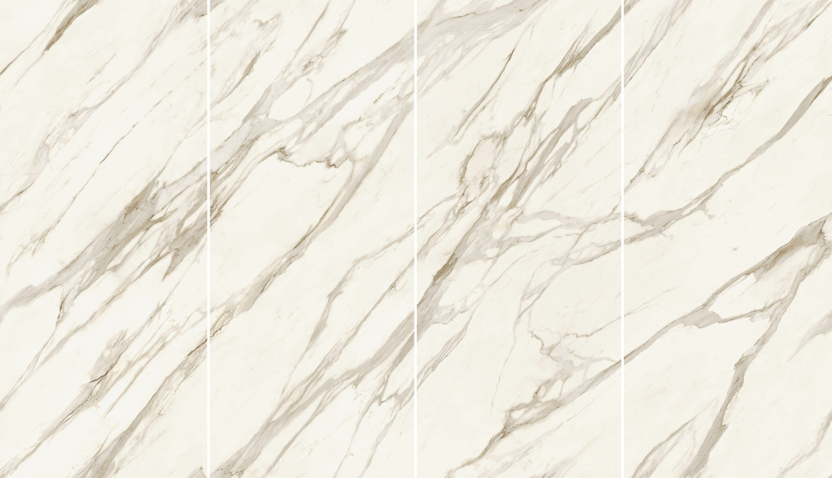 AKF9 Marvel Meraviglia Calacatta Bernini Kit Endless Lapp. 4pcs 6mm 120x278 Atlas Concorde