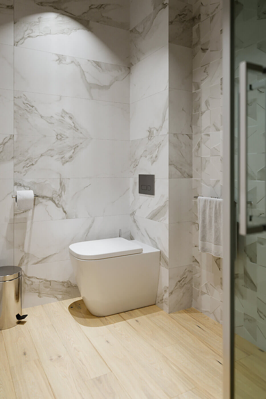 Calacatta Art Silver Artcer