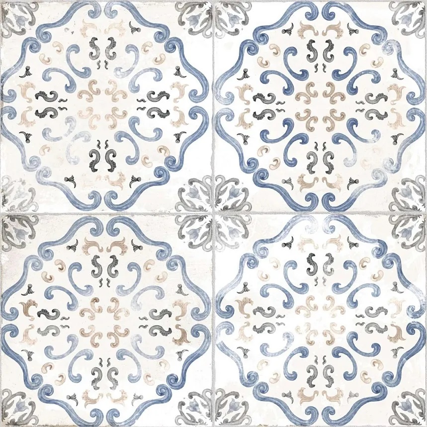 Alice Azul Matt Rect 58x58 El Molino