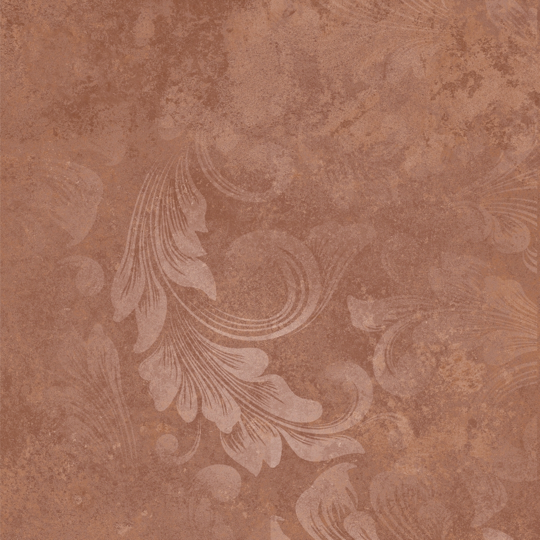 KM4040G0071N Хадду красный матовый декорированный 40,2x40,2x0,8 Kerama Marazzi