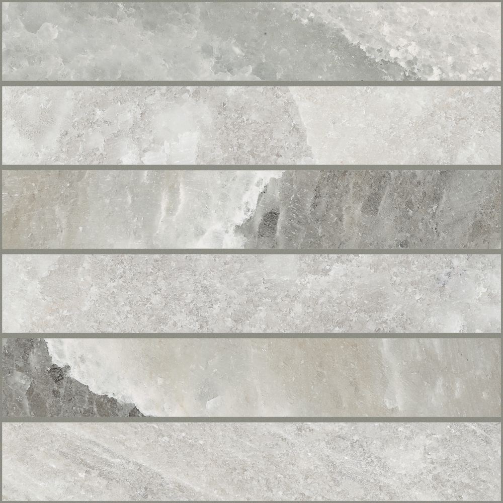766736 Rock Salt Maui Green Luc Mosaico 3D 30x30 Cerim