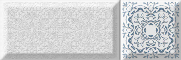 Provenzal Deco Blanko 10x30 Absolut Keramika