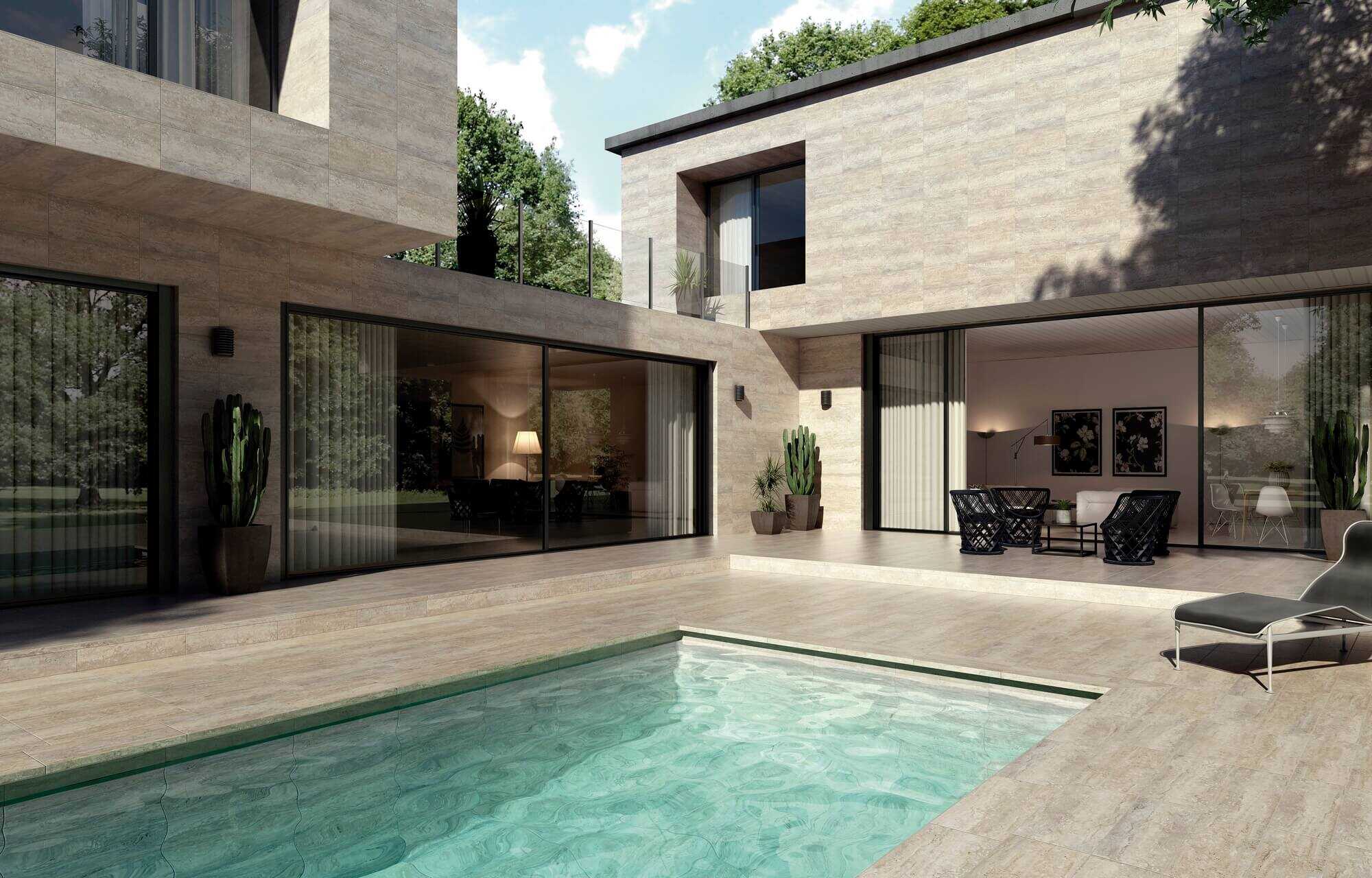 Marbles Peldano Recto Crema Marfil C-1 33x120 Exagres фото 5