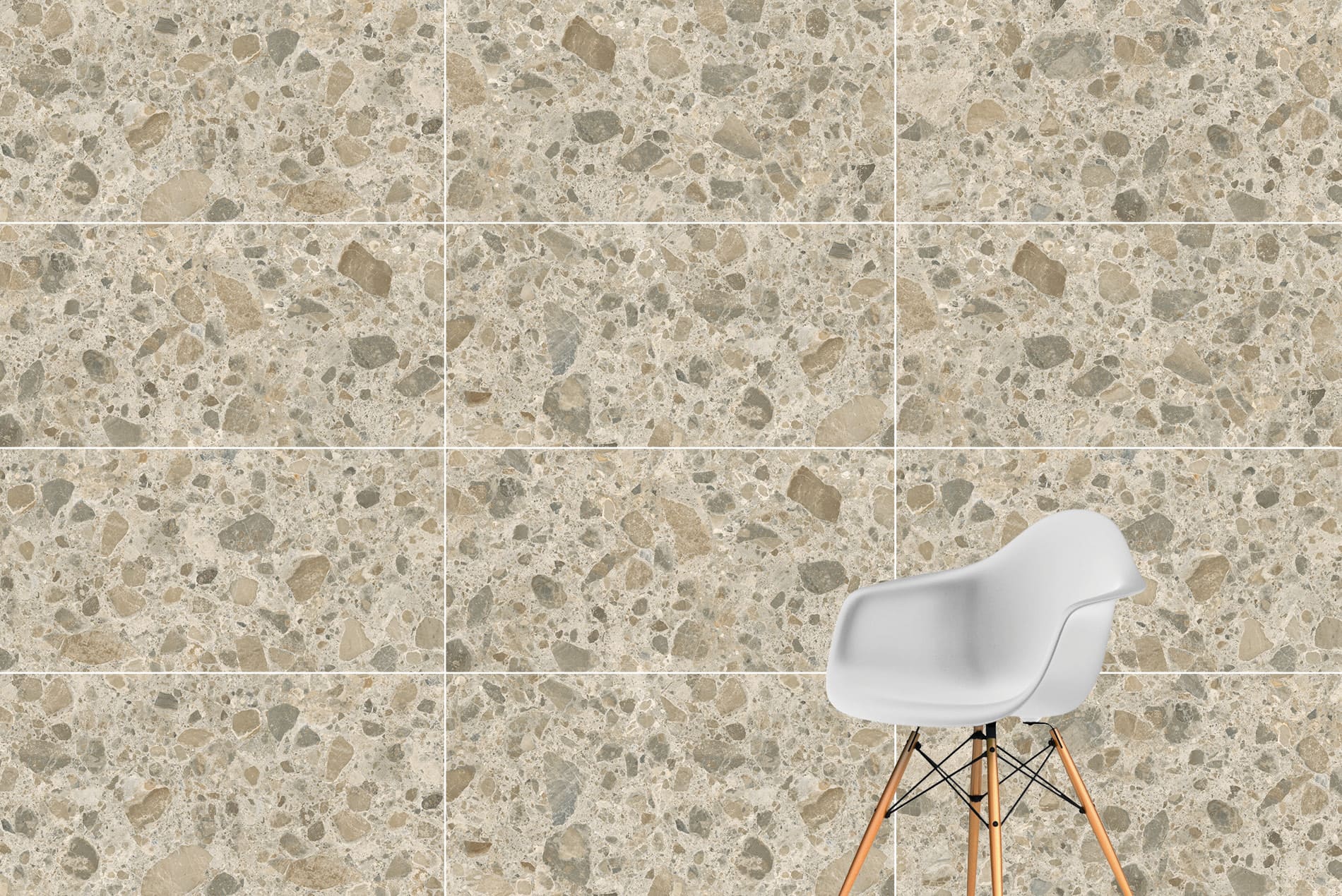K951840R0001VTE0 CityStone Травертин Линейный Матовый 7Рек R10A 60x60 Vitra