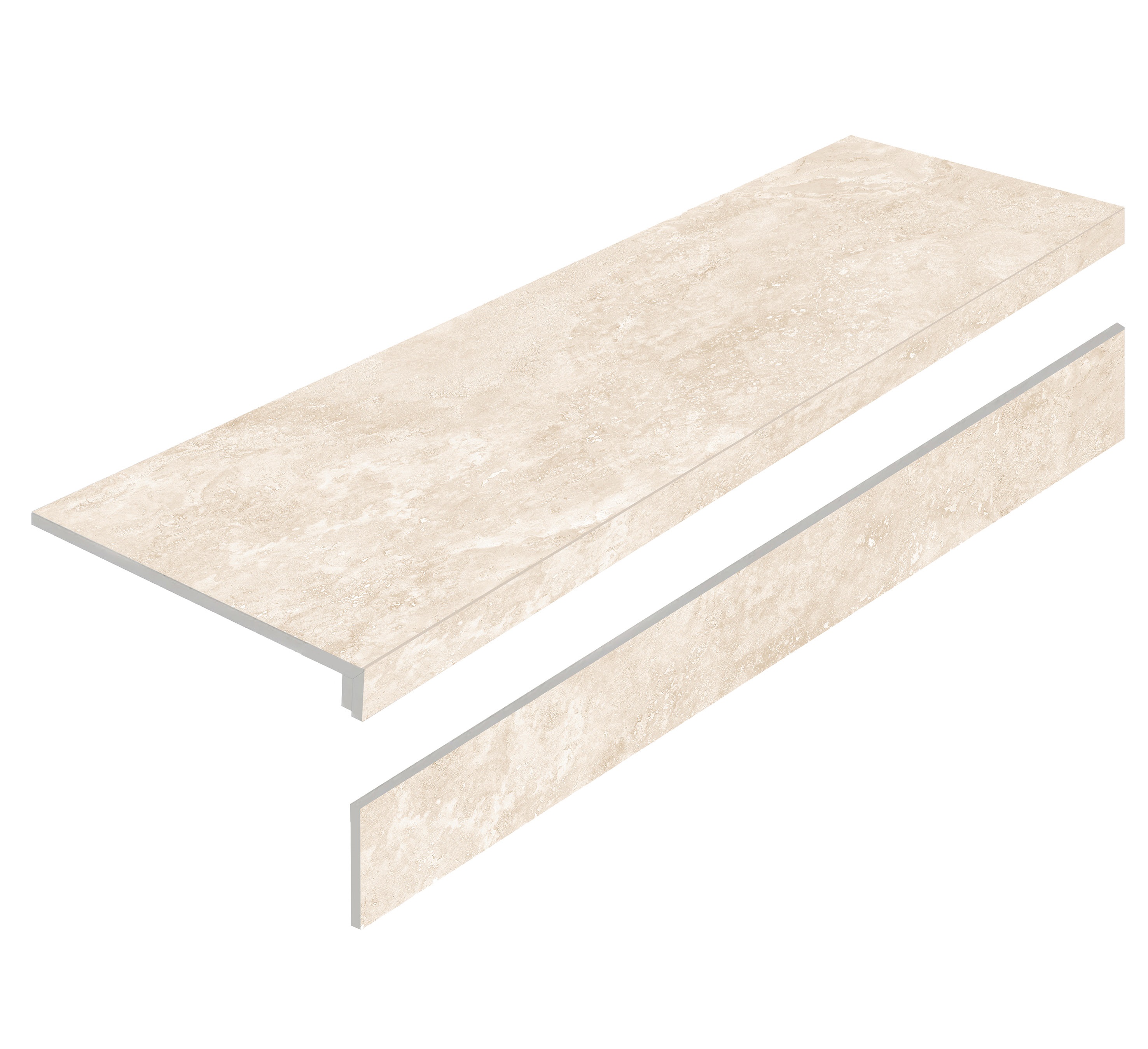 Ступень L Mystical Charm Crema Matt с подступенником 32x120 Staro