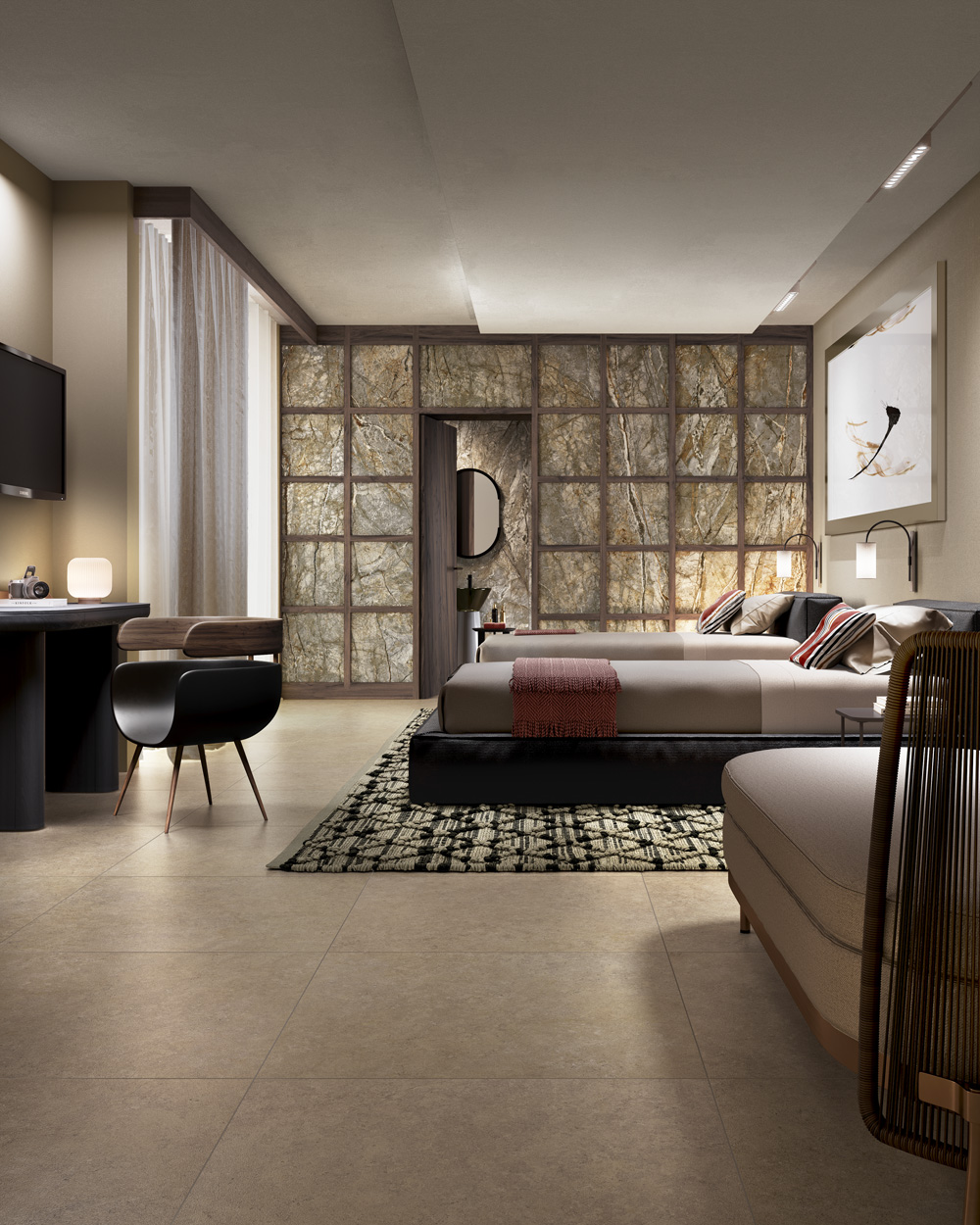 Pura Grey Chiseled Safetouch 6.5 mm 120x278 Kerlite фото 22