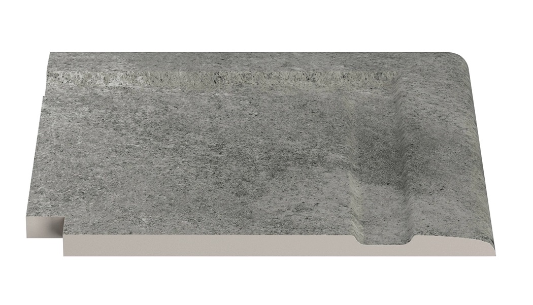 Угол фарфорового поручня наружный Pool Garden Grey 30x30 Serapool