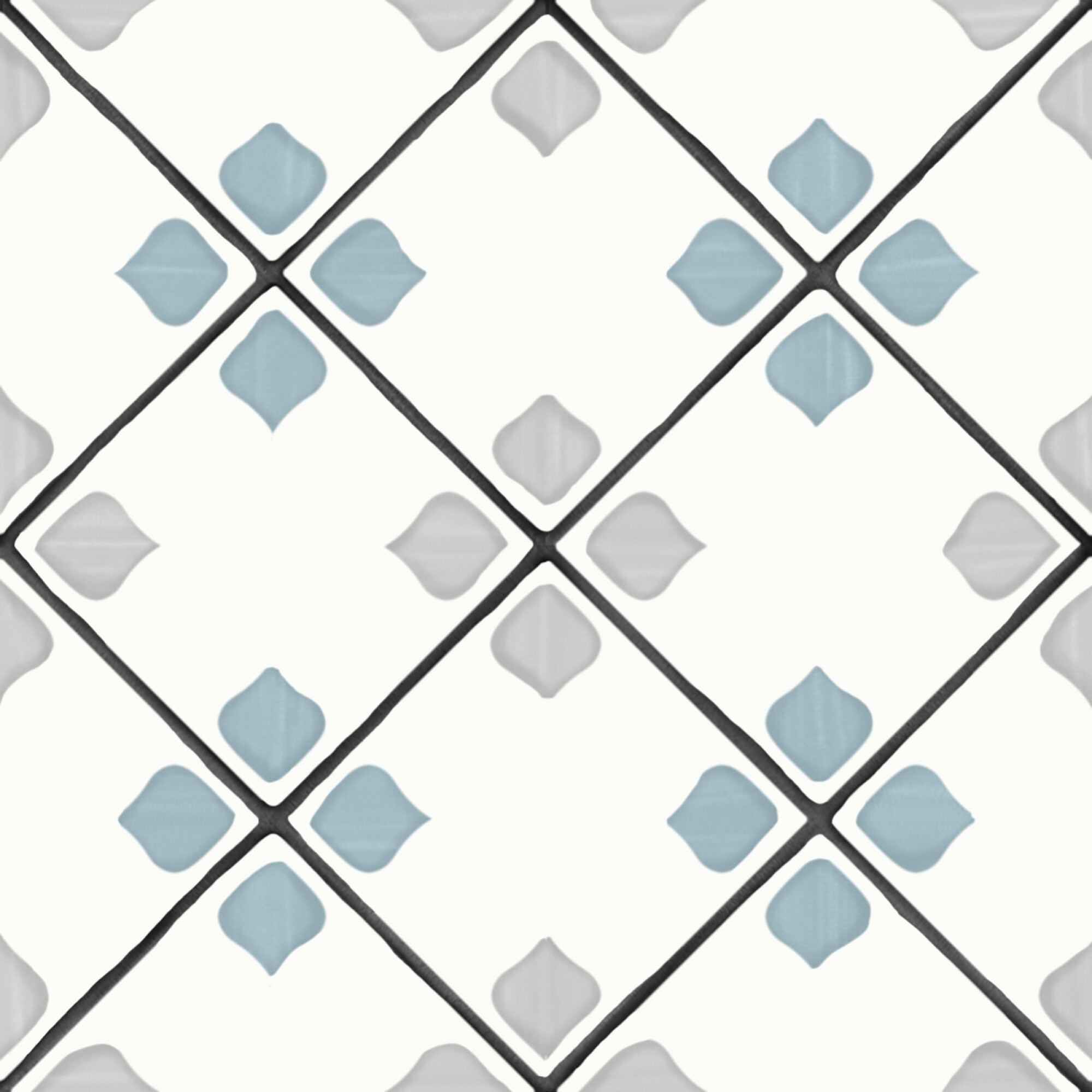 31083 Tanger Silver Rhomb 12.3x12.3 Harmony фото 2