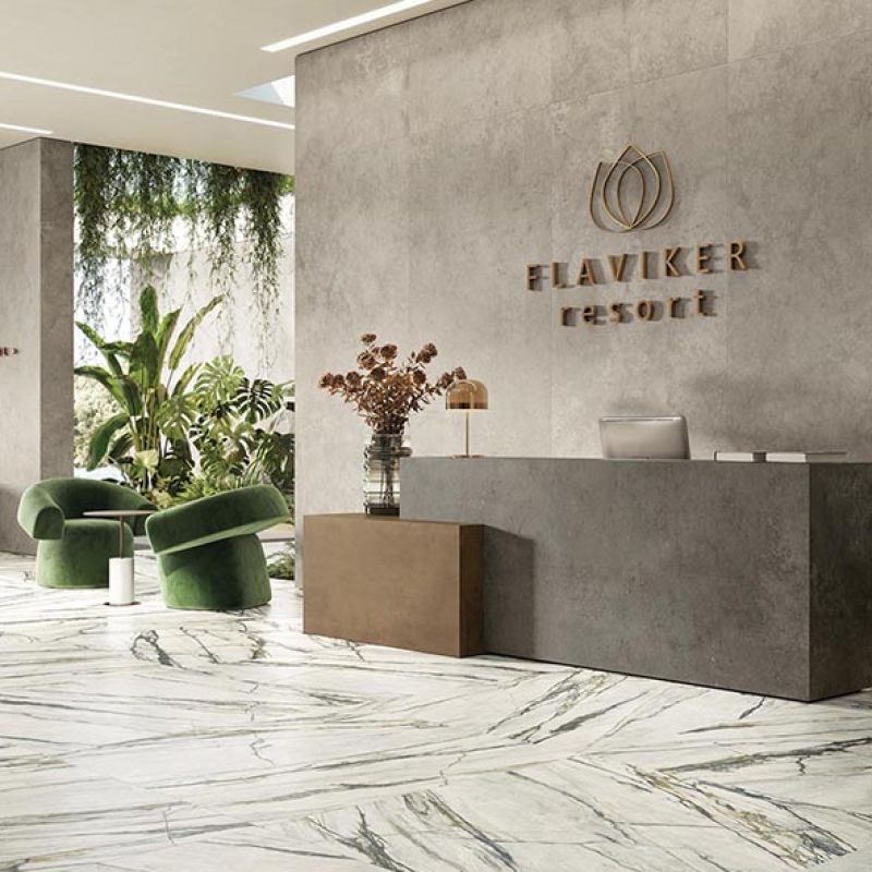 0009069 Calacatta Emerald Nat 60x120 Flaviker