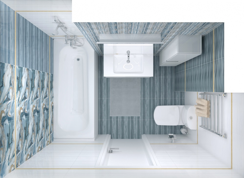 DWA11TOR606 декор Tori 200*600*7,5 Alma Ceramica (Уралкерамика)