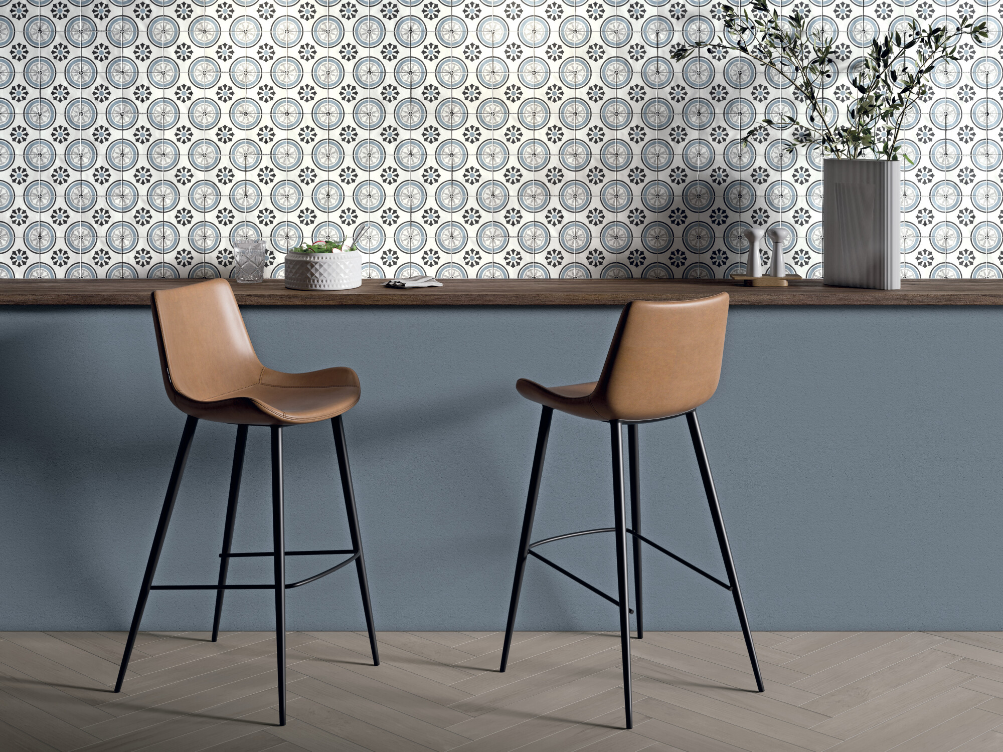 31086 Tanger Blue Garden 12.3x12.3 Harmony фото 11