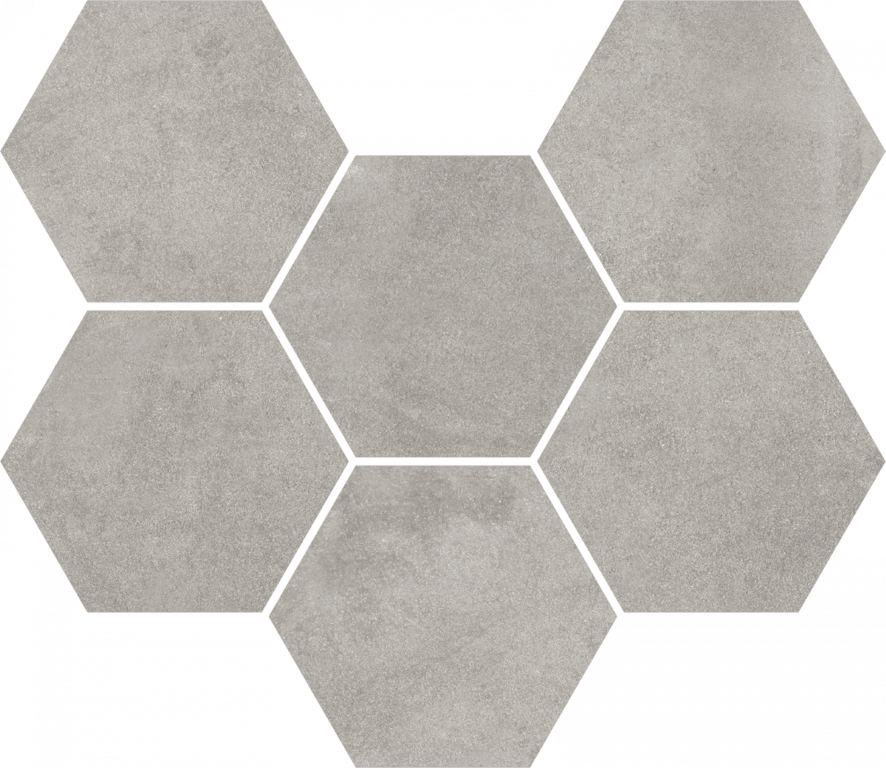 620110000173 Экспо Грэй Мозаика Гексагон 25x29 ColiseumGres