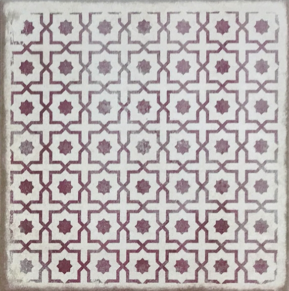 TOSCANA MATT ROSE DECO 20X20 Decocer