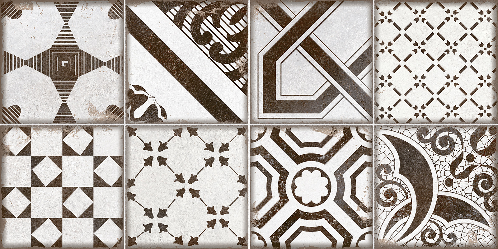 TWU2550BOH17 Boho рельефная 249x500x8 Alma Ceramica (Уралкерамика)