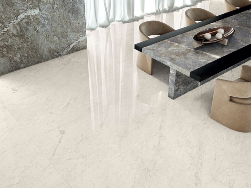 STARLIGHT TILES GLOSSY CALACATTA SUPREME 300x100 Kerlite