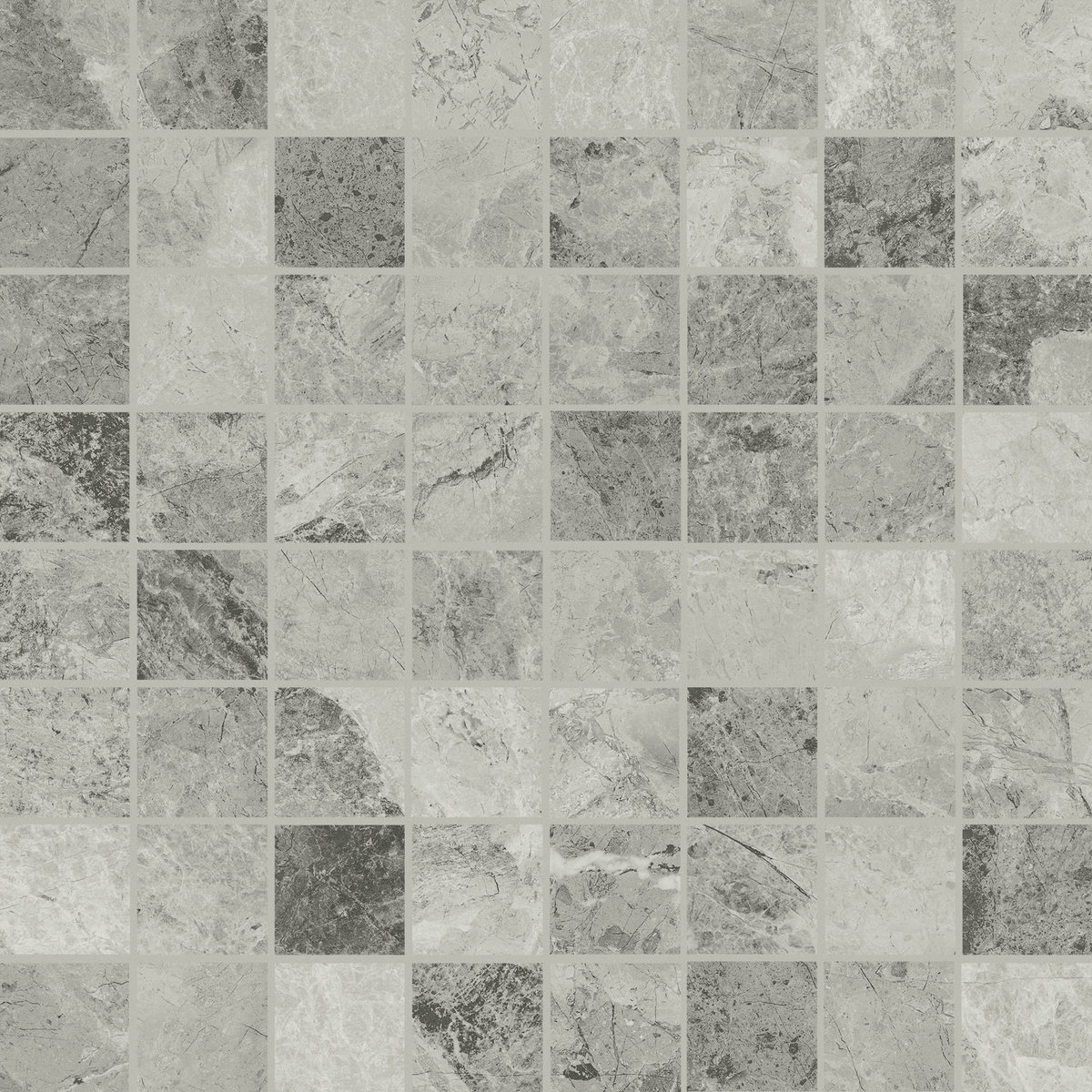 610110000344 Charme Extra Silver Mosaico Lux 29,2x29,2 Italon