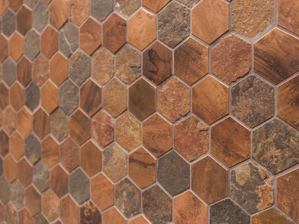 L241715271 Worn Hexagon Verdigris 30x30,5 L'Antic Colonial