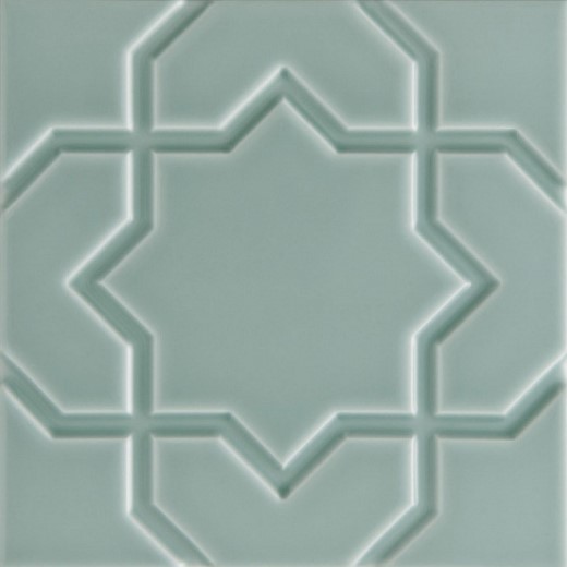 ADNE4149 Liso Star Sea Green 15x15 Adex