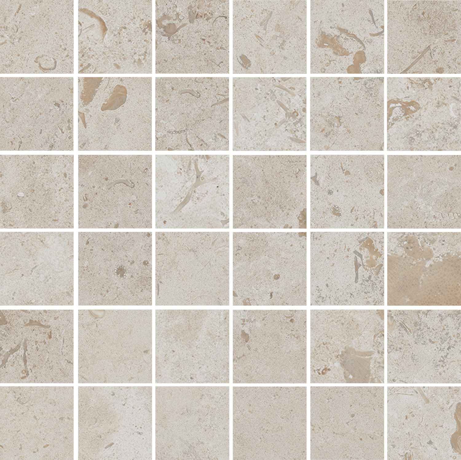 DD205520/MM Декор Про Лаймстоун бежевый матовый мозаичный 30х30 Kerama Marazzi