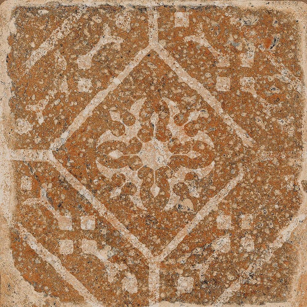 1006826 Pomposa Dec. Mix Ambra 20х20 Isla Tiles