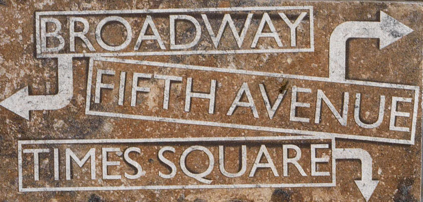 New York Road Signs Mix Chelsea 10x20 CIR
