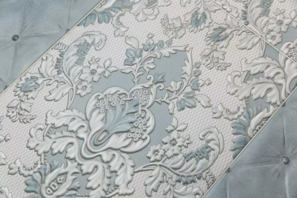 BLE021 Бордюр Багет Браганса голубой матовый 25х5,5 Kerama Marazzi