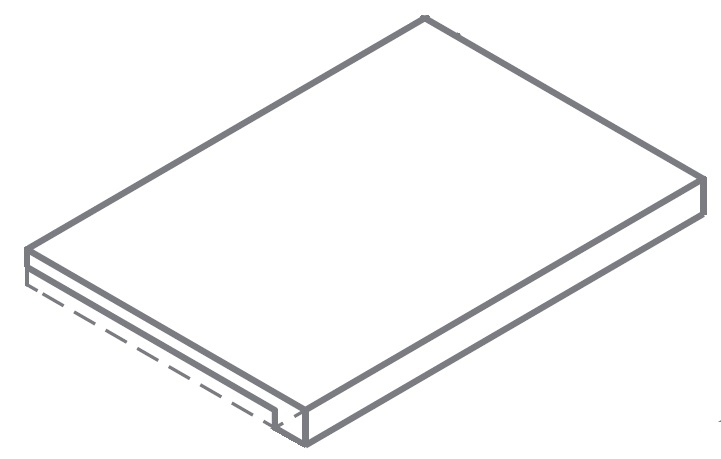 620070002777 Avantgarde Pure Scalino Frontale 33x160 Italon