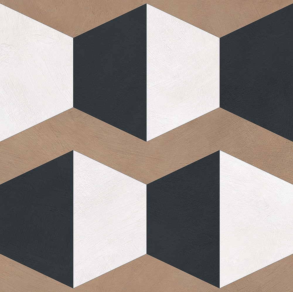 PF60017140 14oraitaliana Hexagon Nat Rett 60x60 ABK