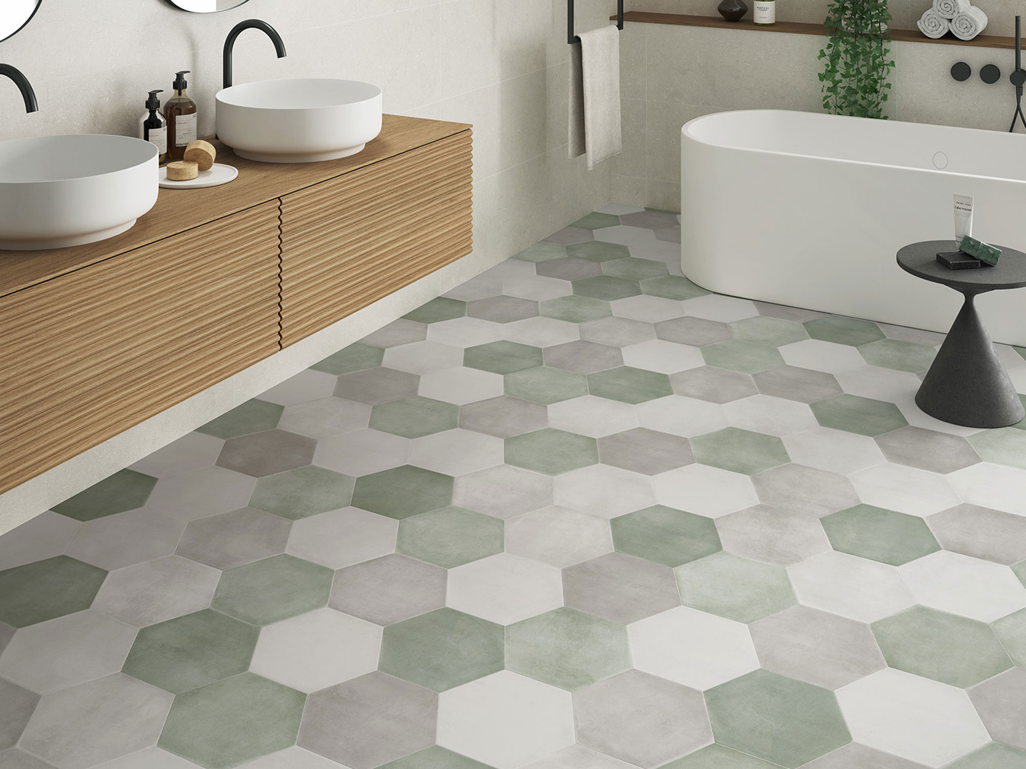 SIX Cementine Pisa Aqua 23x27 Durstone