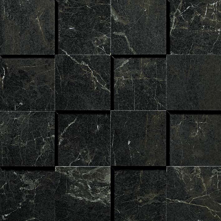 ADQB Marvel Noir St.Laurent Mosaico 3D 30x30 Atlas Concorde