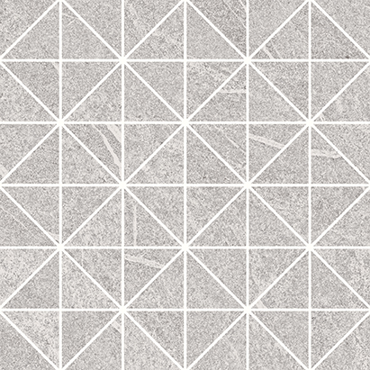 O-GBT-WIE091 Мозаика Grey Blanket треугольники серый 29x29 Meissen