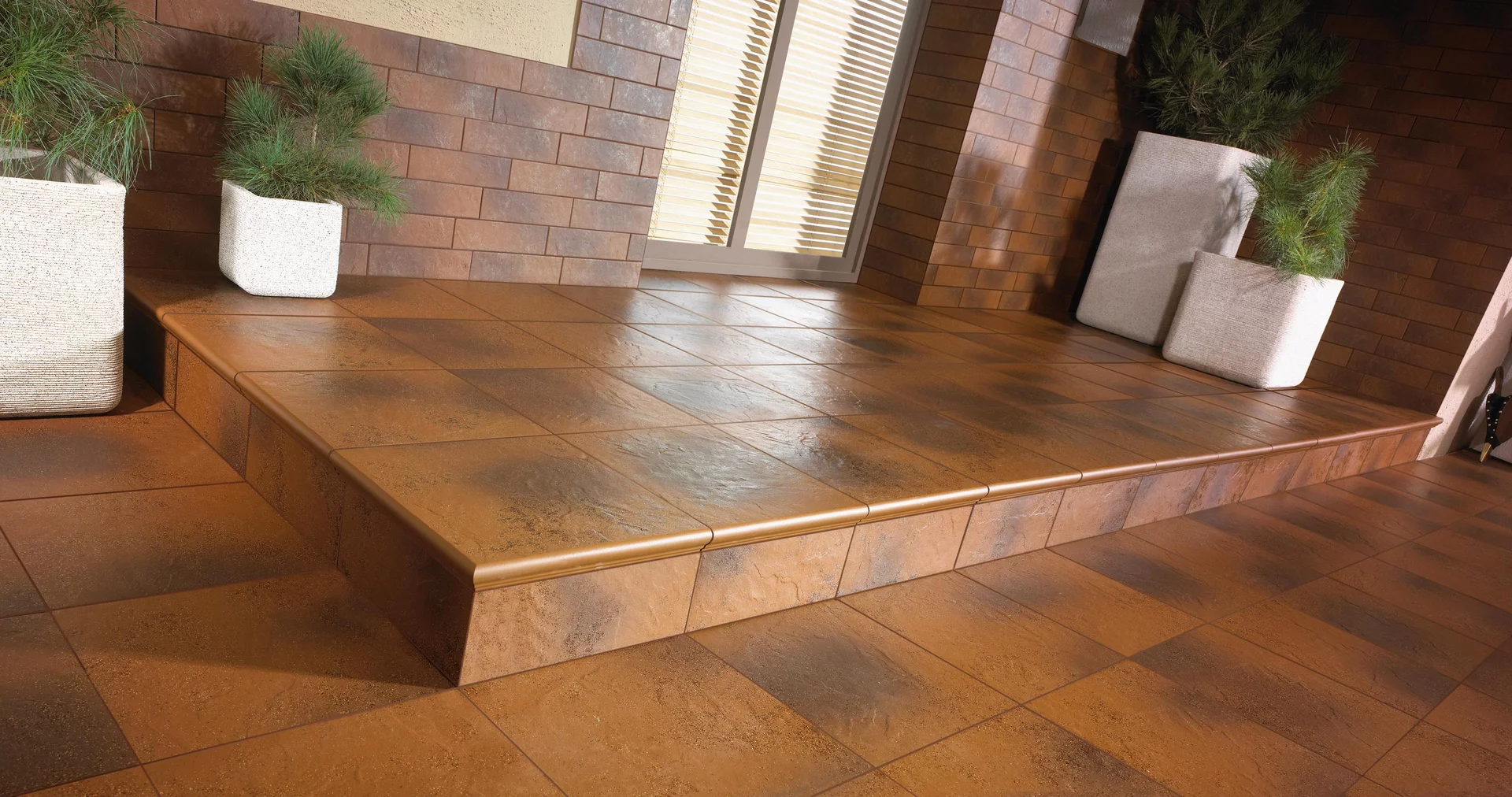 Semir Brown Stopnica Prosta B1a 30x30 Paradyz фото 7