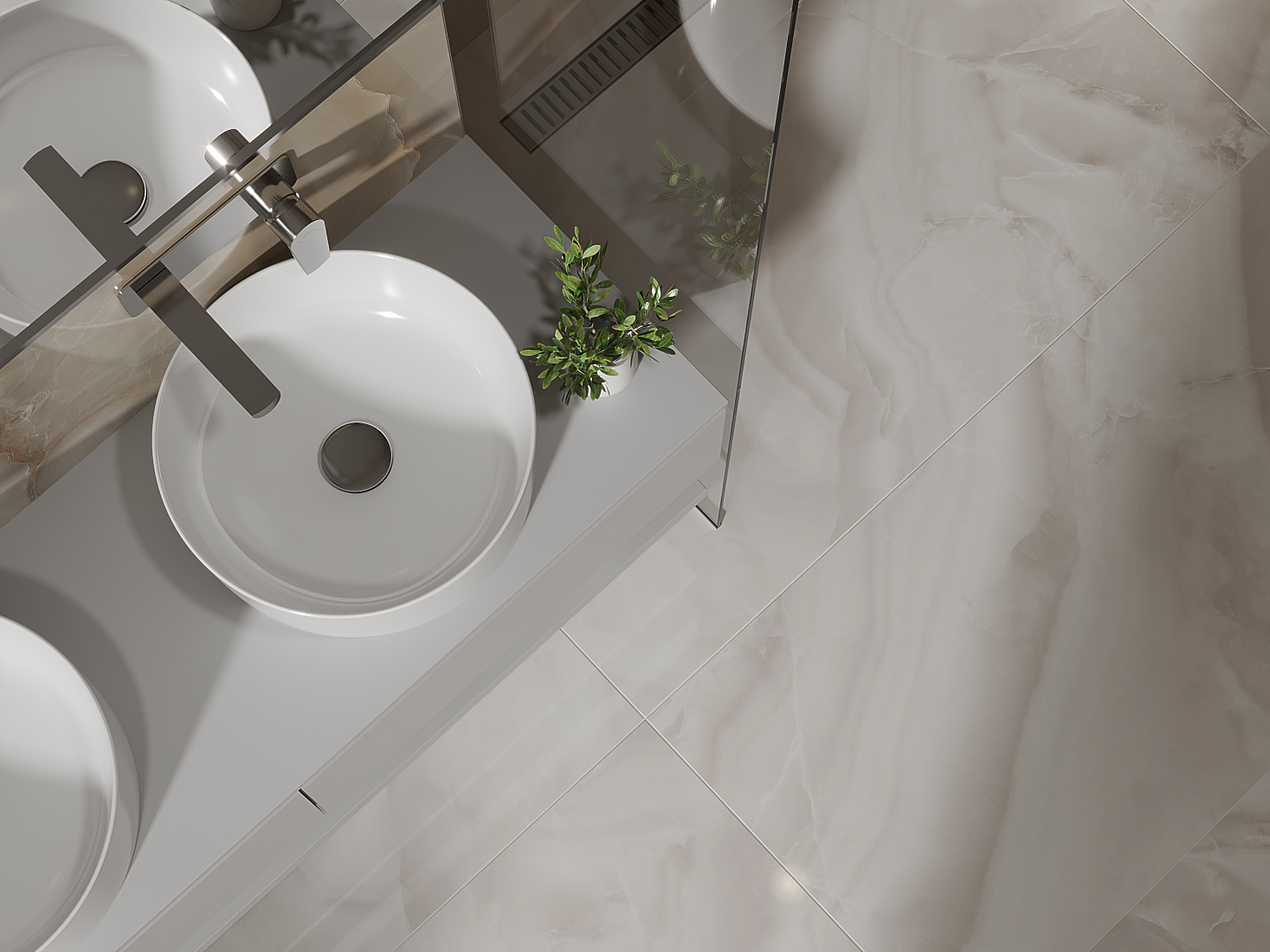 17435 Lina полированный серый ректификат 60x120 Cersanit