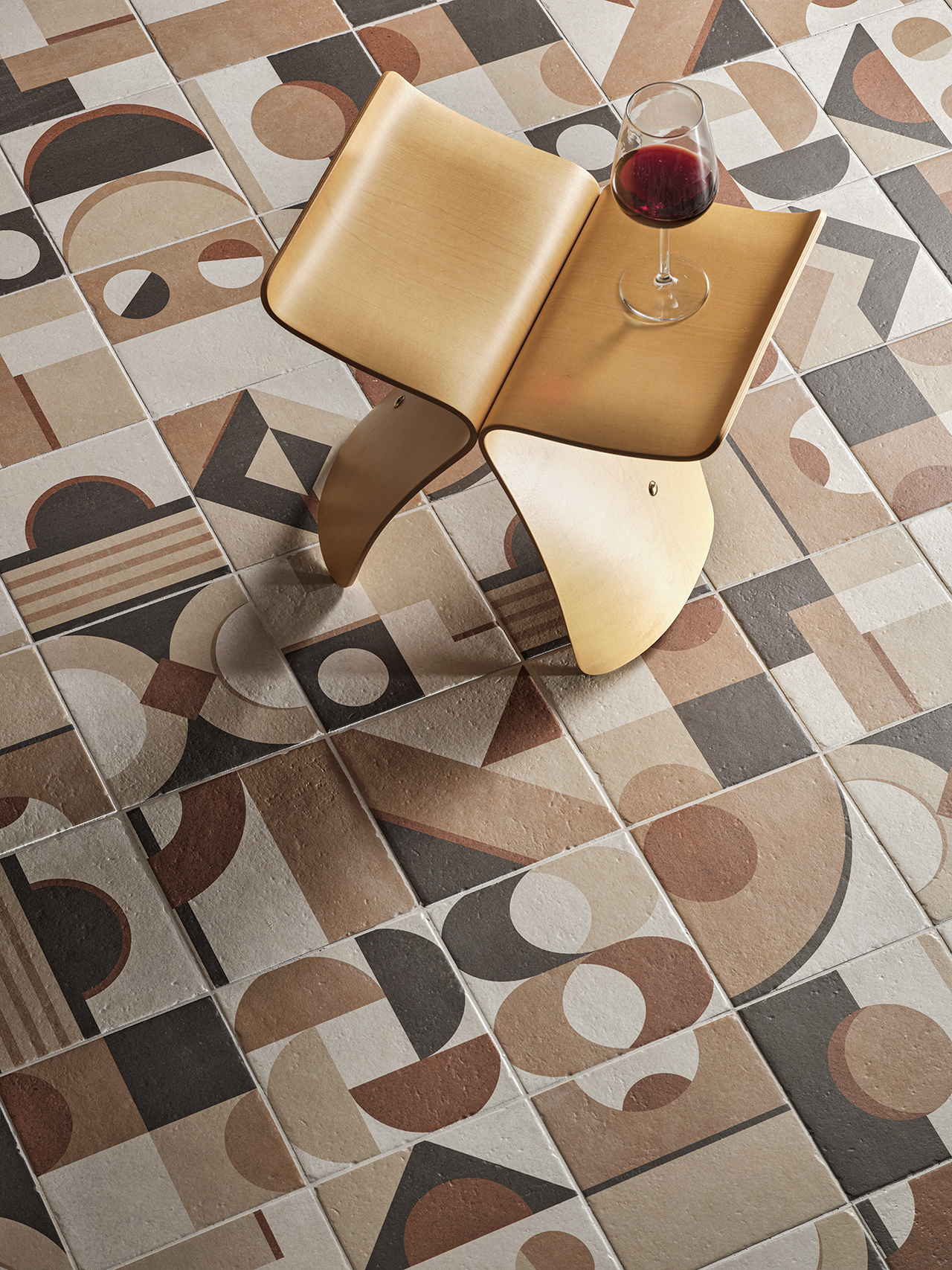 1086528 Italica Modulare 39 Terra Dolce (комплект 2шт 20x20, 1шт 20x40, 2шт 40x40, 1шт 40x60,8) CIR