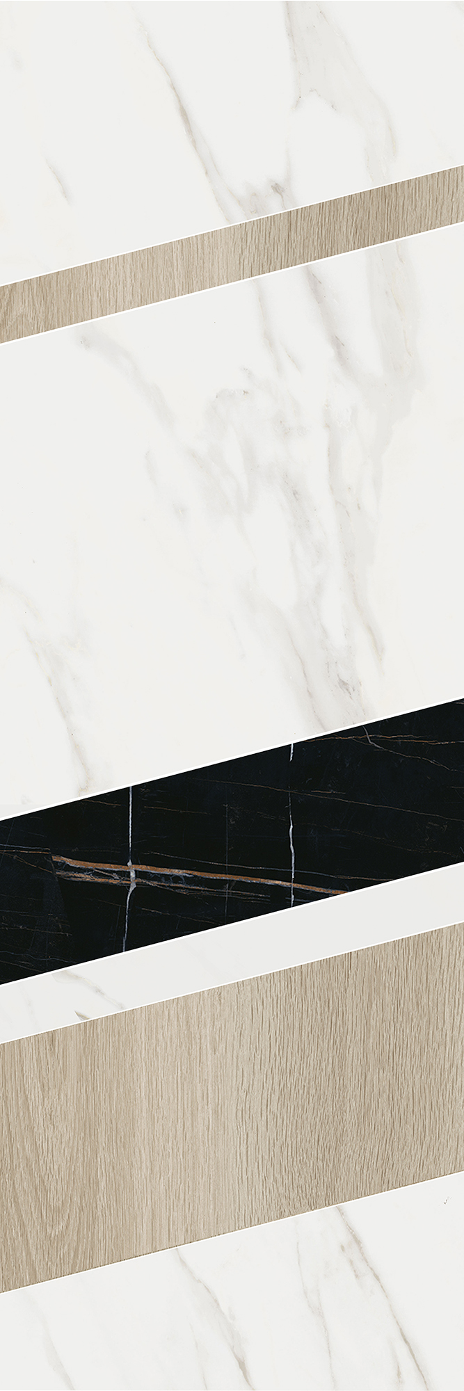 ID129 Декор Бертран 1 микс 40x120 Kerama Marazzi
