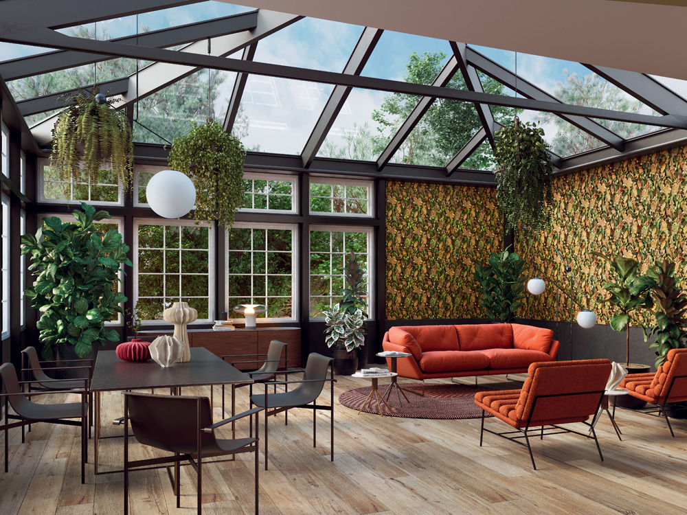 Wonderwall Silver Leaf Natural 3.5 mm 100x300 Kerlite фото 6