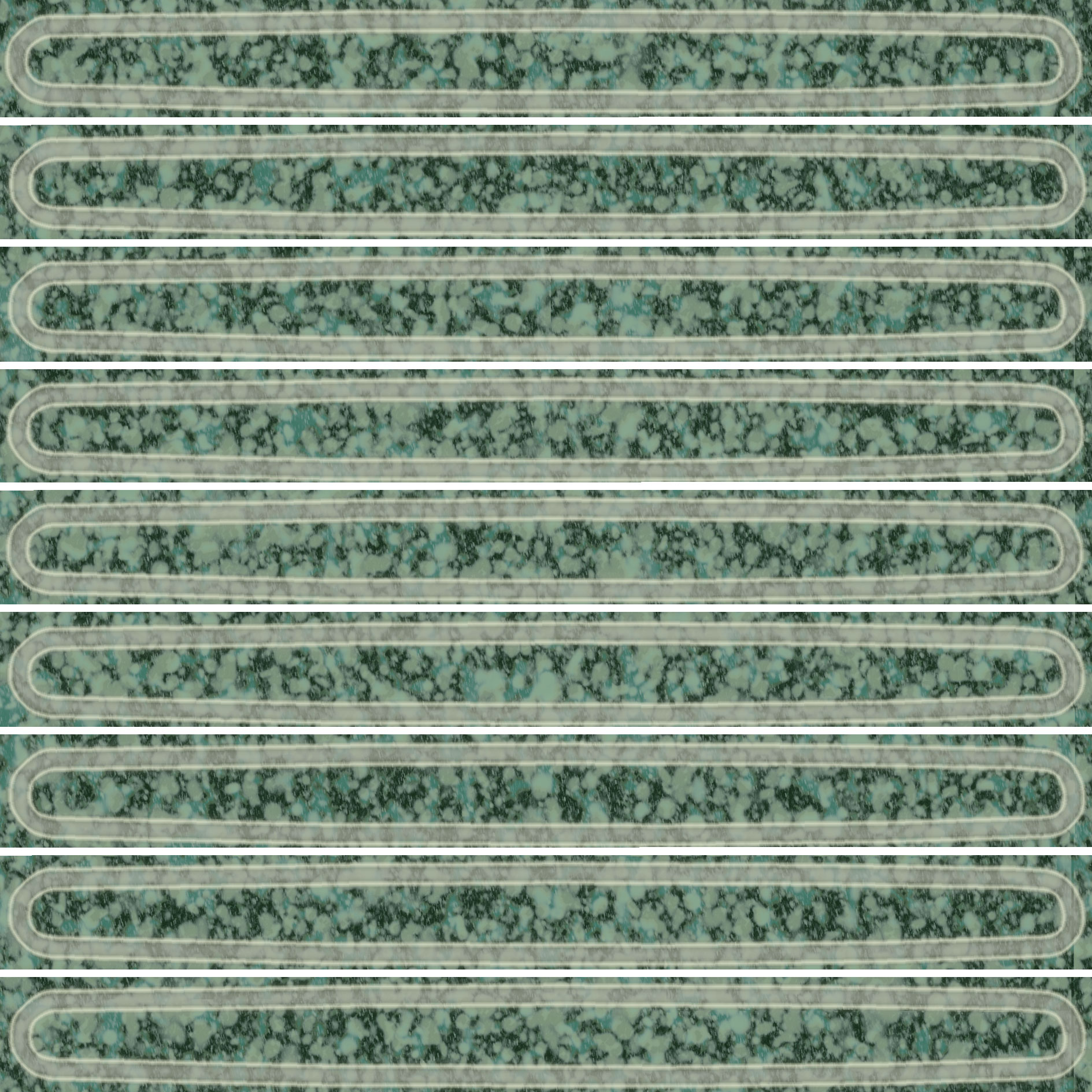 KMD2SOB006BN Декор чипсет Далия зелёный глянцевый 20x20x0,95 Kerama Marazzi