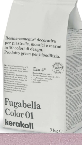 Fugabella Color затирка для швов 50 3кг Kerakoll
