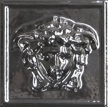 262675 MEDUSA 3D PLATINO 10 x 10 Versace (Gardenia Orchidea)