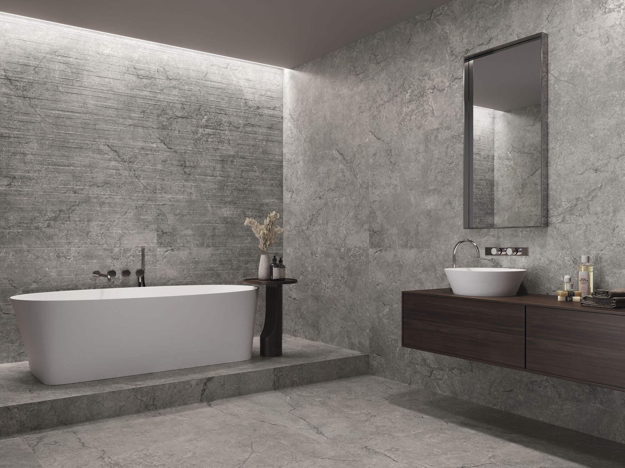 Kronos Silver Rect 120x280 Baldocer