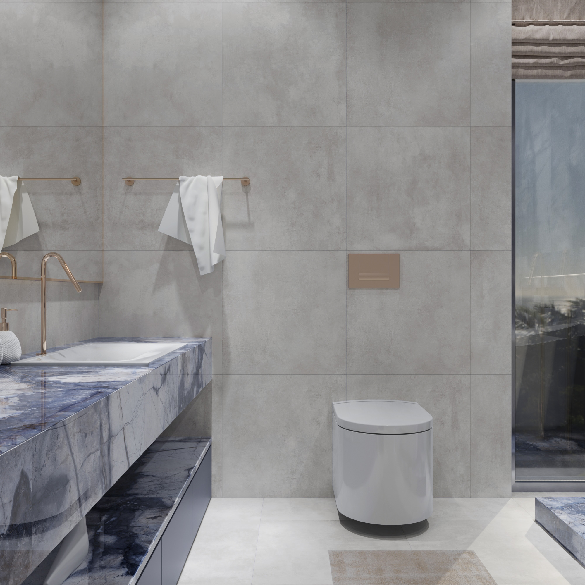 RT6001-A Cementum Bianco Matt Rustic 60x60 Arcadia Ceramica фото 22