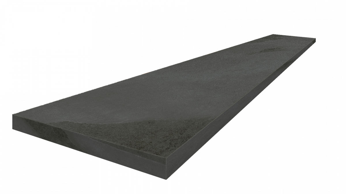 620070002383 Ardesia Black Scalino Ang.Sx 33x120 ColiseumGres