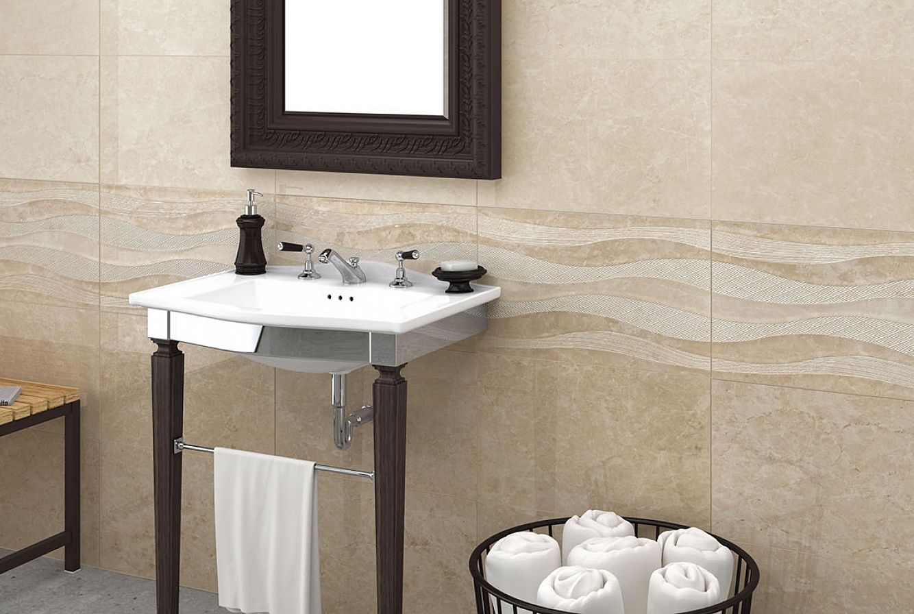 Eleganza Dec.Taupe 33.3x55 Ecoceramic