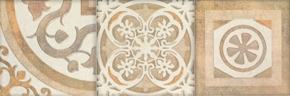 Ros. 9512 COMPOSICION RETRO II ARENA 30x90 Porcelanite Dos