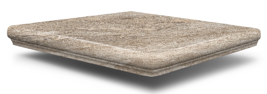 Frankfurt Eckflorentiner Gelbbeige 32x32 SDS Keramik