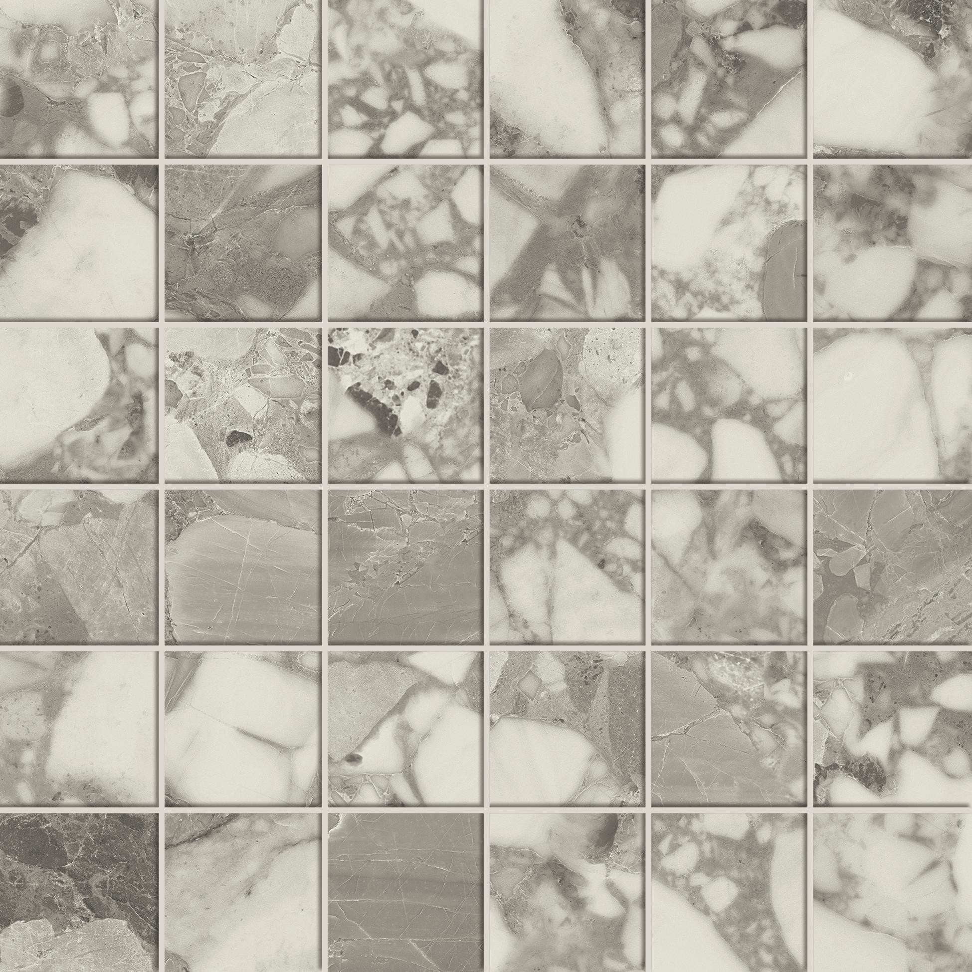 610110001073 Forte dei Marmi Ceppo Apuano Pearl Mosaic 30x30 Atlas Concorde Russia