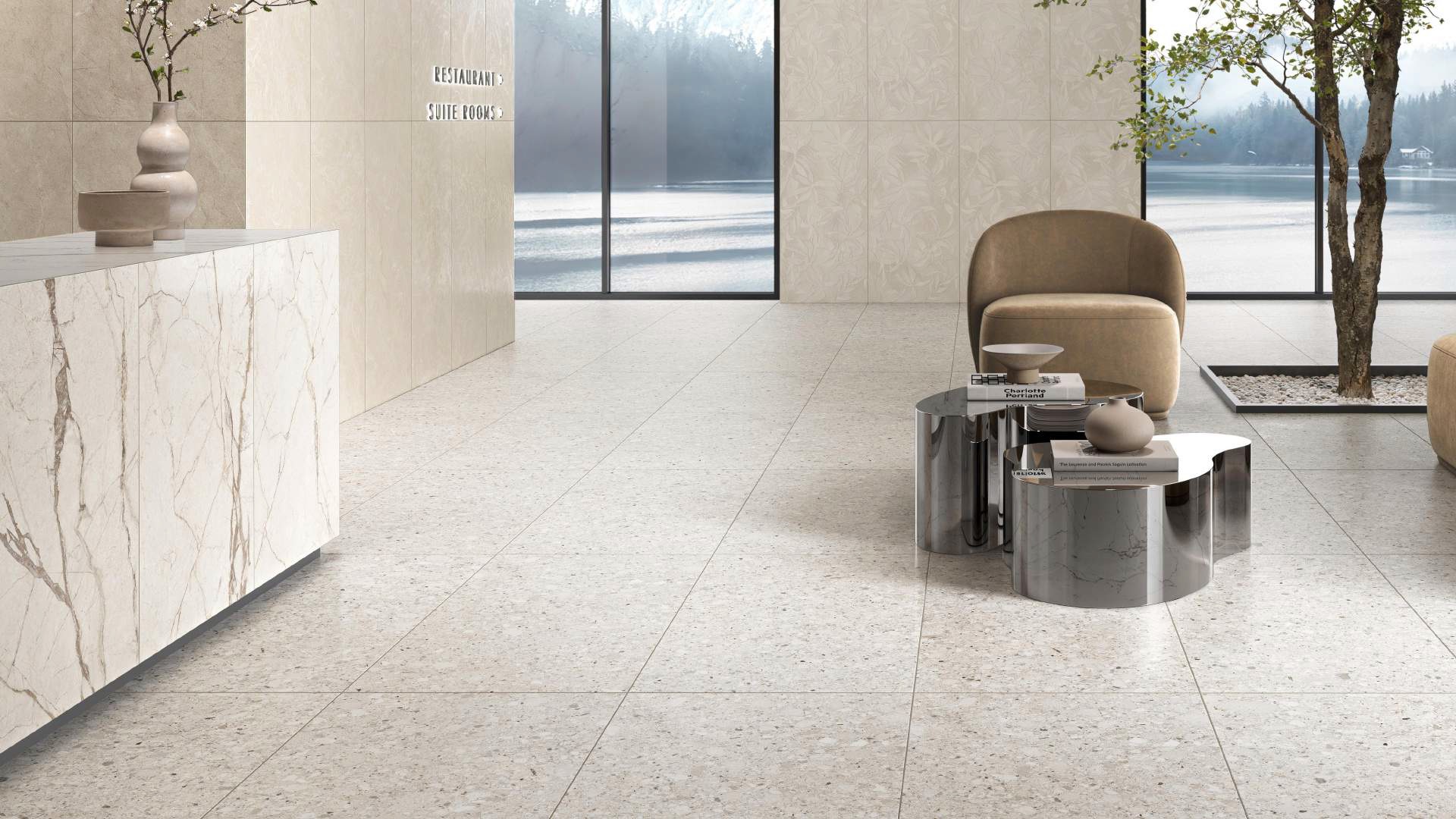 K958027R0001VTER BiancoRomano Слоновая Кость Матовый R10A Ректификат 60x120 Vitra фото 3