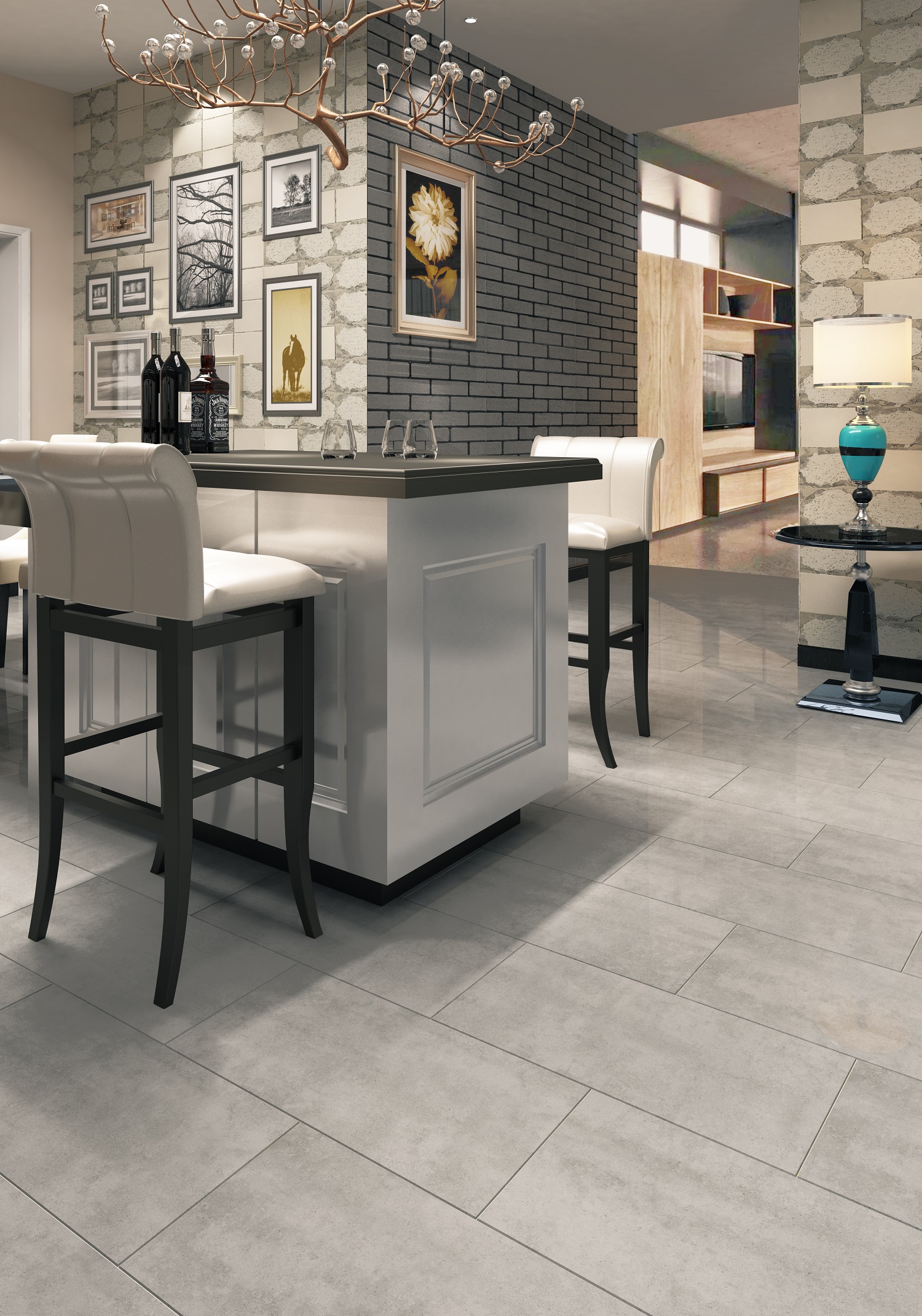 Concrete GP grafit 600х300 Beryoza Ceramica