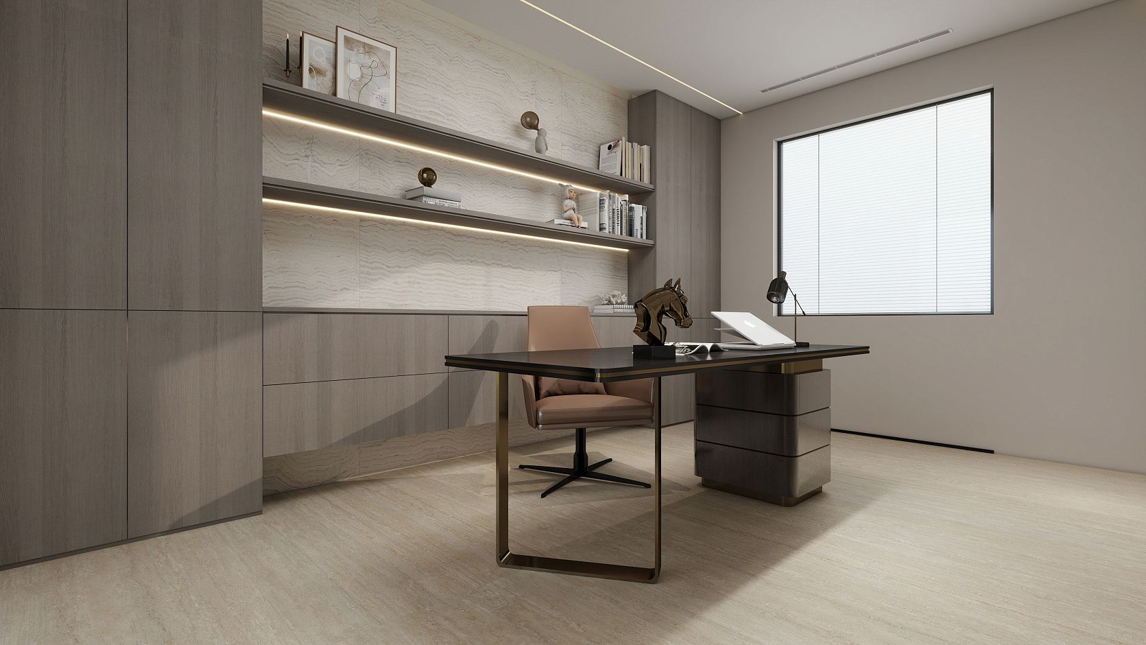 BHT-1006 Travertine Basic Ivory Matt 600x1200x10 Basconi Home фото 3