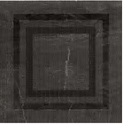 57813 Black Decoro Cassettone 40x40 Gardenia Orchidea (Versace)